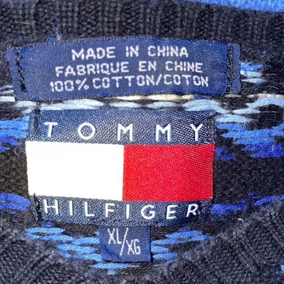 Vintage Tommy Hilfiger pullover sweater, Size XL - Picture 4 of 4